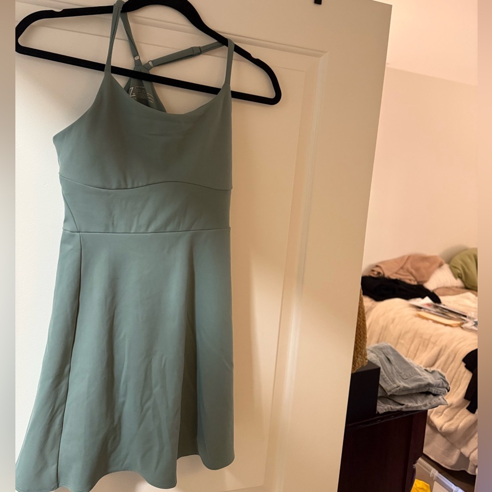 Zella Sage Green Mini Dress
